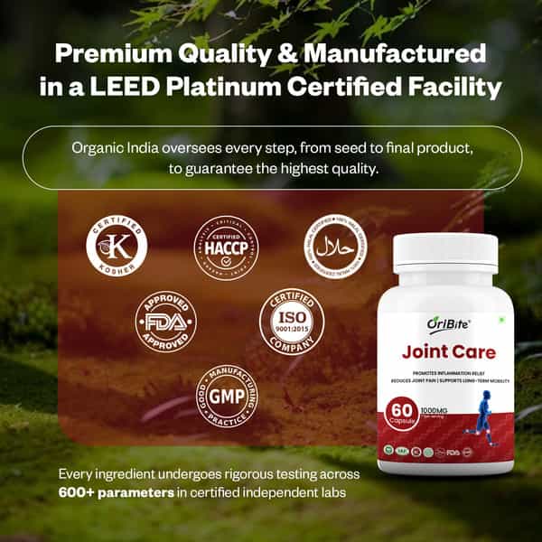 Oribite Joint Care Capsules For Mobility & Flexibility 60 Capsules