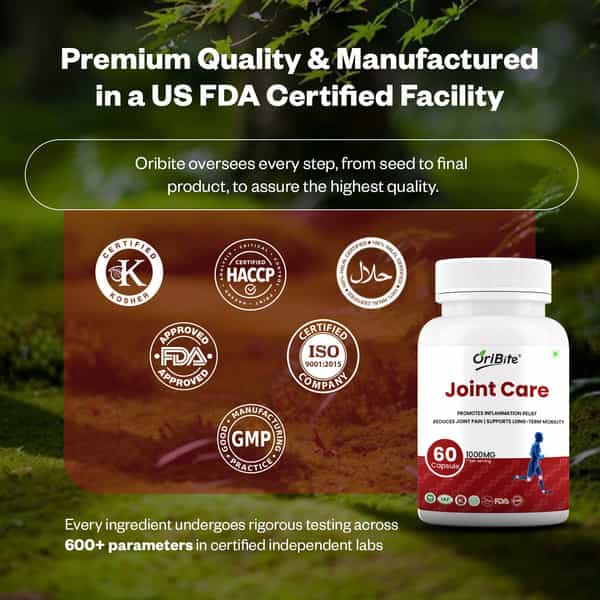 Oribite Joint Care Capsules For Mobility & Flexibility 60 Capsules