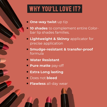 Colorbar You Go Girl Lip Liner- Game Changer