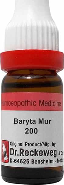 Dr. Reckeweg Baryta Muriatica Dilution 200 Ch 30Ml Pack Of 2