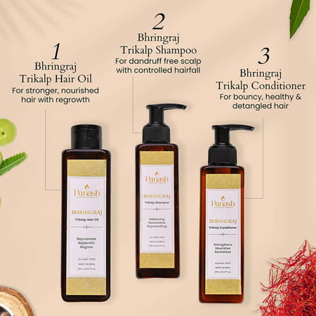 Panash Bringraj Trikalp Hair Shampoo 200 Ml