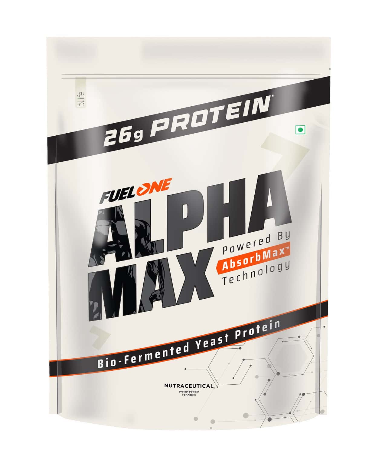 Fuelone Alpha Max Protein Blend | Chocolate | 1kg (2.2lbs) | 26g Protein Per Scoop