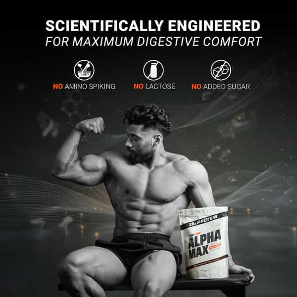 Fuelone Alpha Max Protein Blend | Chocolate | 1Kg (2.2Lbs) | 26G Protein Per Scoop