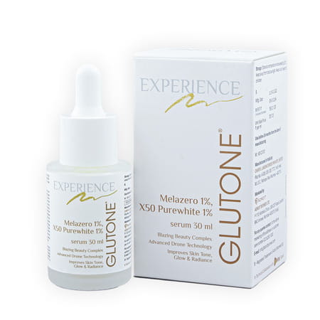 Glutone Serum | Melazero 1% & X50 Purewhite1% | Improve S Skin Tone,Gro & Rediance | Bottle | 30 Ml