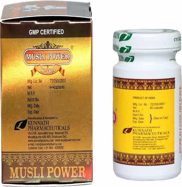 Musli Power X-Tra Capsule For Strength Stamina & Power Boost (90 Capsule)