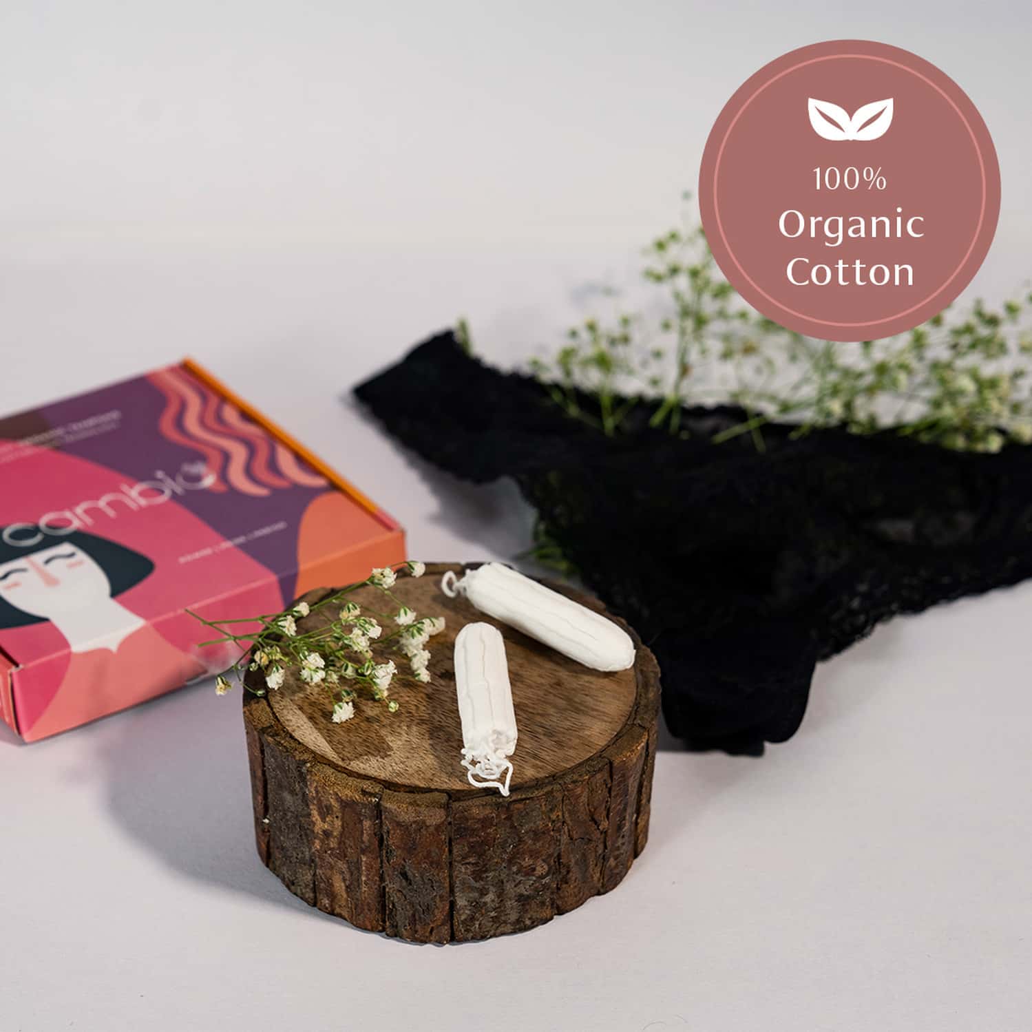 Buy CAMBIO 100 COTTON TAMPON FOR LIGHT FLOW PACK OF 5 (180 PIECES