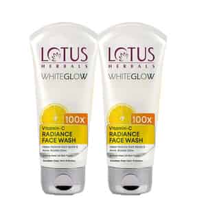 Lotus Herbals Whiteglow Vitamin C Radiance Face Wash 100g (pack Of 2 )