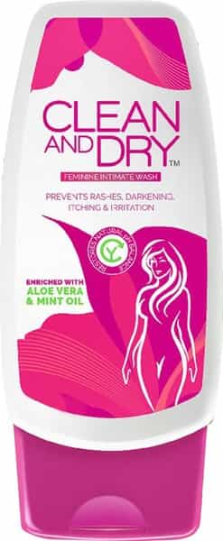 Clean And Dry Daily Intimate Wash 184Ml