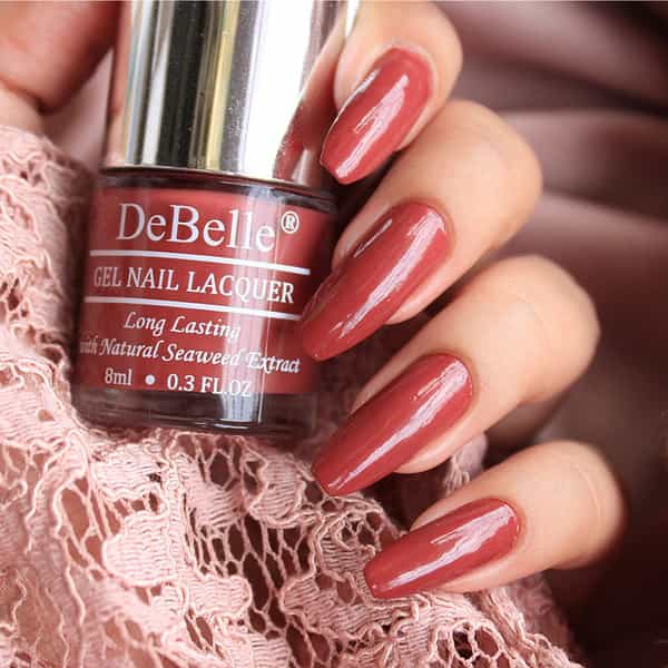 Debelle Gel Nail Polish Combo Set Of 9 Royal Charm -Scarlet Ruby 72Ml (8Ml Each) Gift For Girls