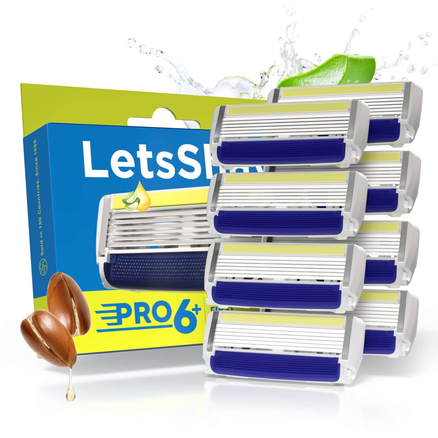 Letsshave Pro 6 Plus Blades (pack Of 8)