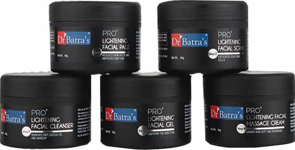 Dr Batras Pro+ Lightening Facial Kit Enriched With Mulberry And Echnacea Extract - 250 Gm