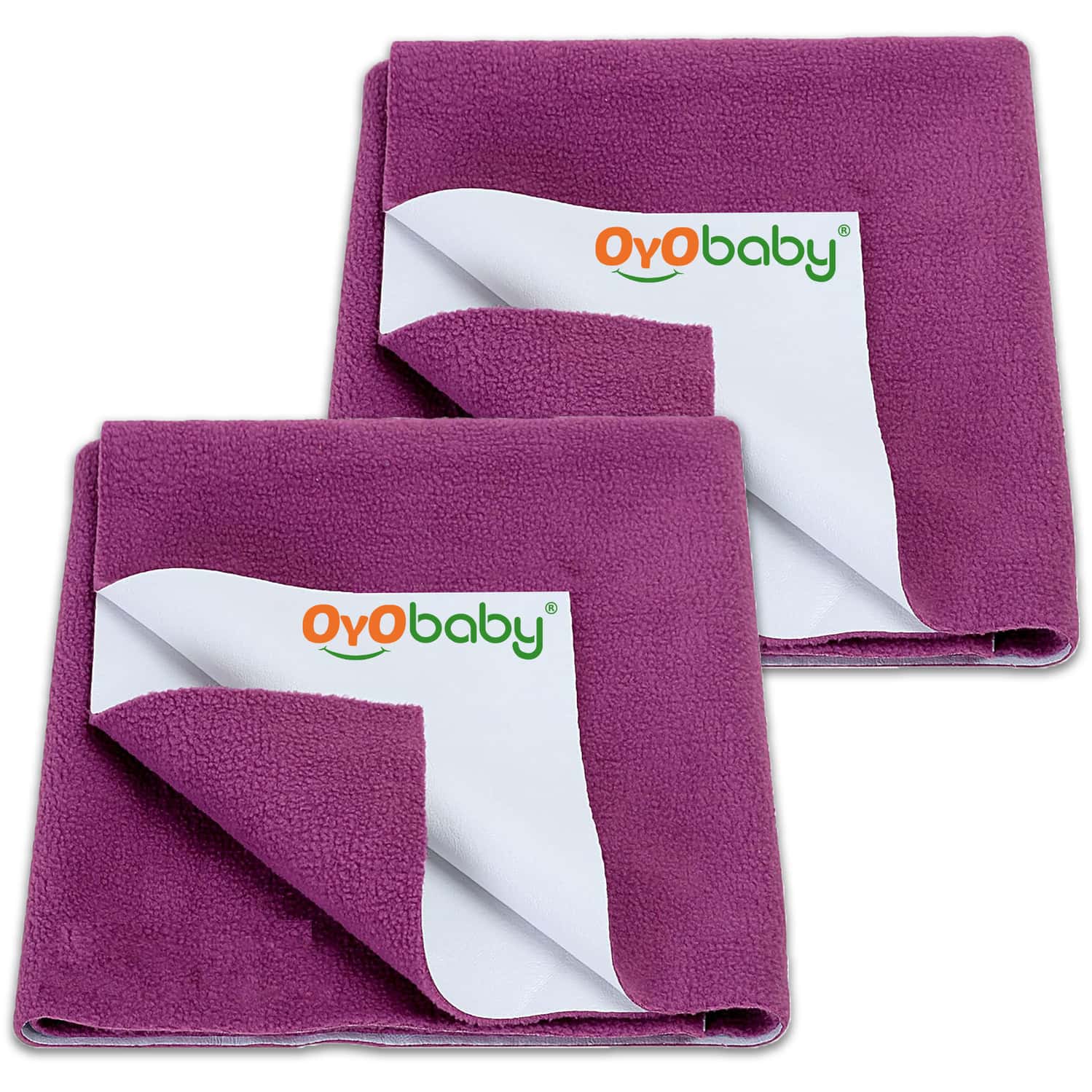 Oyo Baby Baby Dry Sheet Waterproof | Soft | Extra Absorbent For 0-12 Months 100x70 Cm (Pack Of 2)