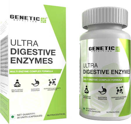 Genetic Nutrition - Ultra Digestive Enzymes 30 Capsules