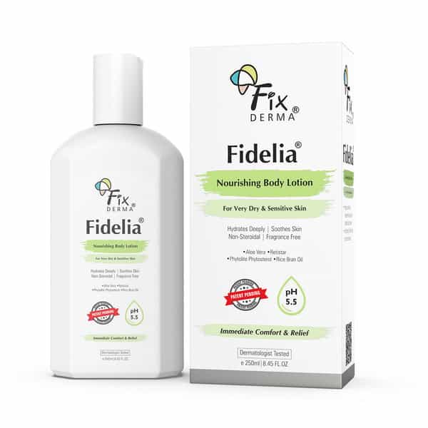 Fixderma Fidelia Nourishing Body Lotion With Rice Brain Oil Aloe Vera - 250Ml