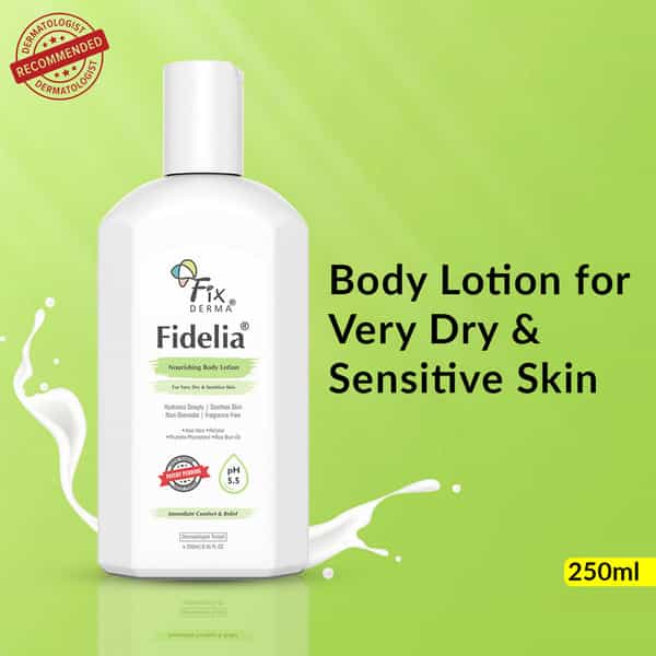 Fixderma Fidelia Nourishing Body Lotion With Rice Brain Oil Aloe Vera - 250Ml