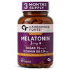 Carbamide Forte Melatonin 3mg With Tagara 75mg Sleeping Aid Pills 90 Tablets