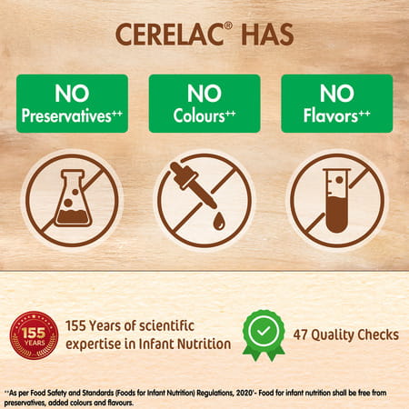 Nestle Cerelac Wheat Apple Carrot Baby Cereal | No Refined Sugar | Stage 1 | 6 - 24 Months |300gm