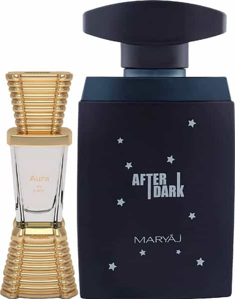 Ajmal Aura Cp Alcohol-Free Attar 10Ml For Unisex And Maryaj After Dark Edp 100Ml For Men