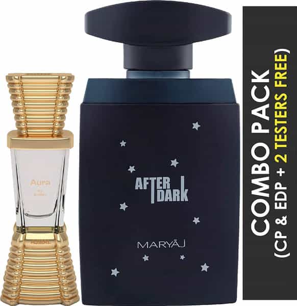 Ajmal Aura Cp Alcohol-Free Attar 10Ml For Unisex And Maryaj After Dark Edp 100Ml For Men