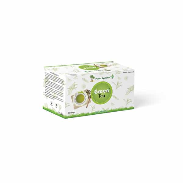 Planet Ayurveda Organic Green Tea For Weight Loss - 30 Teabags