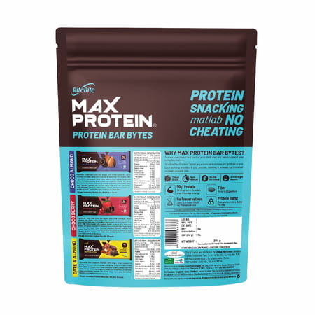 Ritebite Max Protein Mini Protein Bar | Adults | 5G Protein Anytime Snack | 244 Gm