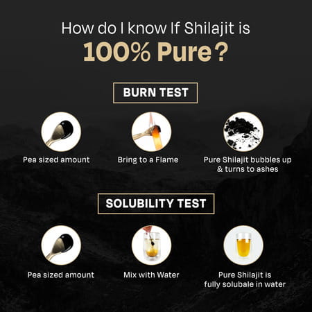 Auric Lab Certified High Altitude Shilajit/Shilajeet Gold Resin 75% Fulvic Acid + Humic Acid - 20g
