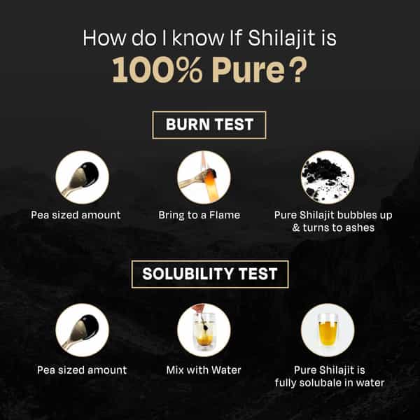 Auric Lab Certified High Altitude Shilajit/Shilajeet Gold Resin 75% Fulvic Acid + Humic Acid - 20G