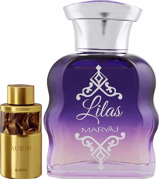 Ajmal Aurum Cp 10Ml For Women & Maryaj Lilas Perfume 100Ml For Women