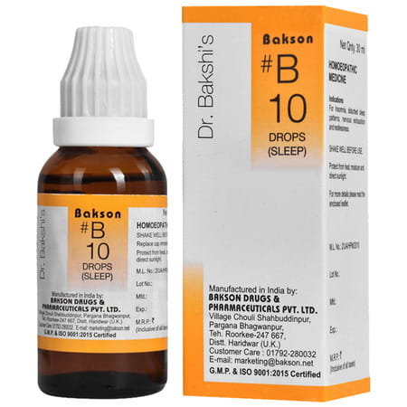 Baksons B10 Sleep Drop 30 Ml