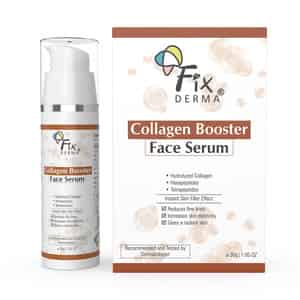 Fixderma Hydrolyzed Collagen Booster Face Serum | Collagen Serum For All Skin Types - 30g