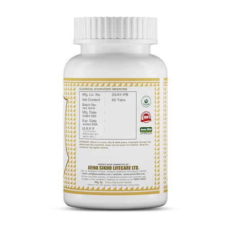 Jeena Sikho Vridhivadika Vati Ayurvedic Care For Hernia | Joint Support Supplement | 60 Tablets