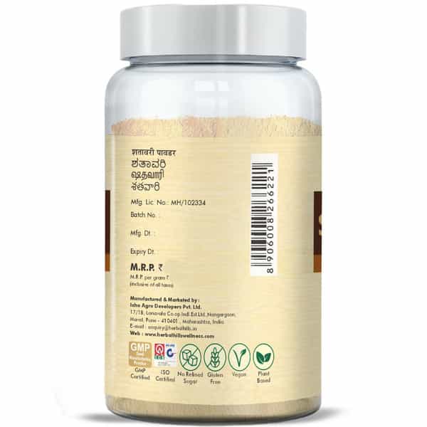 Herbal Hills Shatavari Powder - 100 Gms Single Pack