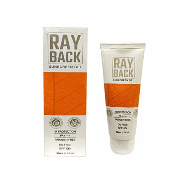 Ray Back Spf 50+ Sunscreen Gel 50 Gm