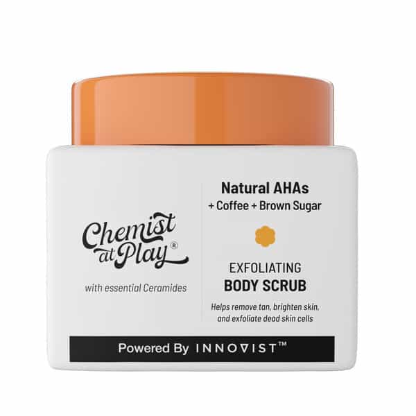 Chemist At Play Exfoliating Body Scrub For Removing Tan & Dead Skin Cells | For Men & Women | 75G