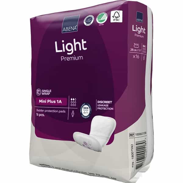 Abena Light Mini Plus 1A - 200 Ml Absorbency