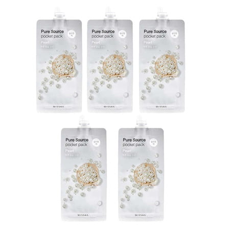 Missha Pure Source Pocket Pack (Pearl) - Pack Of 5