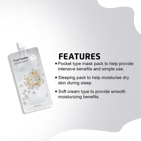 Missha Pure Source Pocket Pack (Pearl) - Pack Of 5