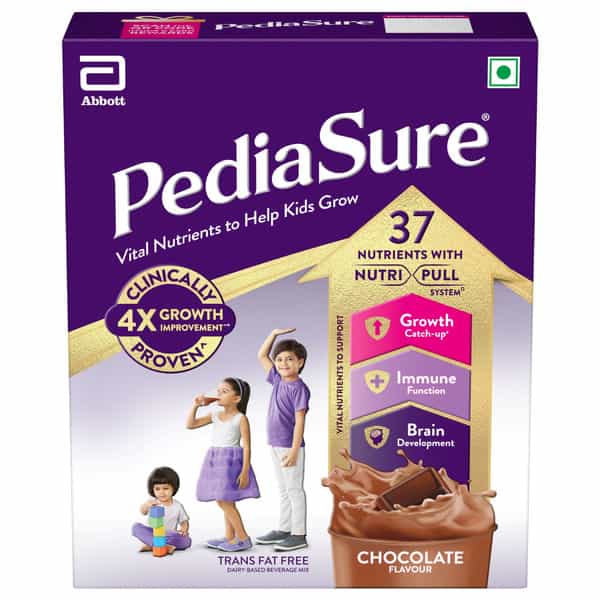 Pediasure Vital Nutrients To Help Kids Growth For 2-6 Years Old Chocolate Box Of 200 Gm