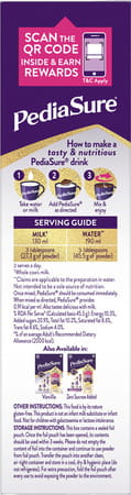 Pediasure Vital Nutrients To Help Kids Growth For 2-6 Years Old Chocolate Box Of 200 Gm