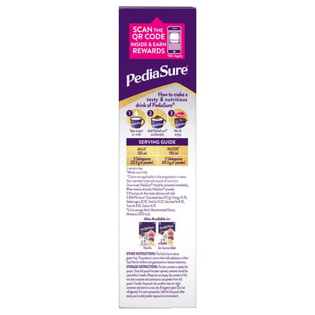 Pediasure Vital Nutrients To Help Kids Growth For 2-6 Years Old Chocolate Box Of 200 Gm