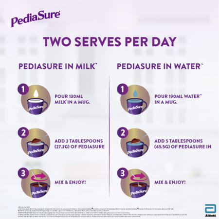 Pediasure Vital Nutrients To Help Kids Growth For 2-6 Years Old Chocolate Box Of 200 Gm