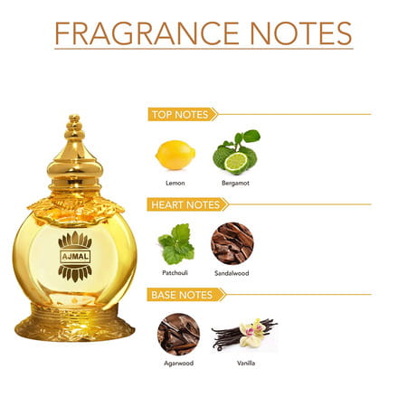 Ajmal Amber Magic Edp 100ml Perfume For Men And Mukhallat Al Wafa Cp Attar 12ml For Unisex