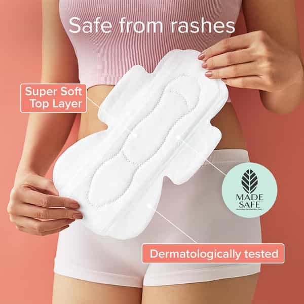 Nua Ultra-Safe Sanitary Pads | Light Flow| 12 Pads