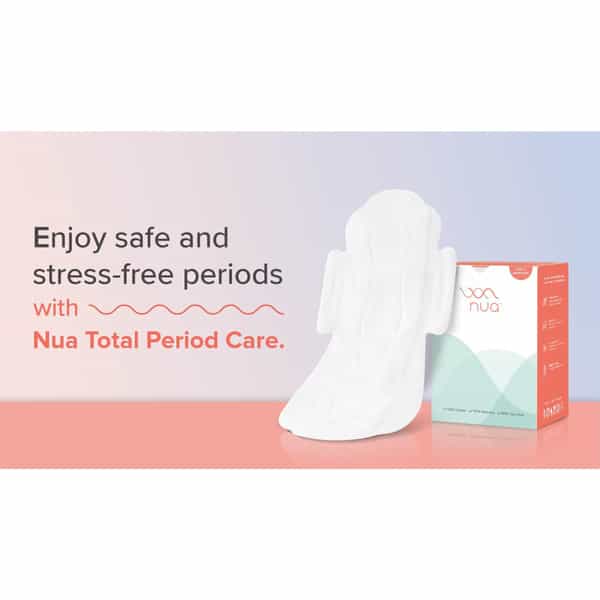 Nua Ultra-Safe Sanitary Pads | Light Flow| 12 Pads
