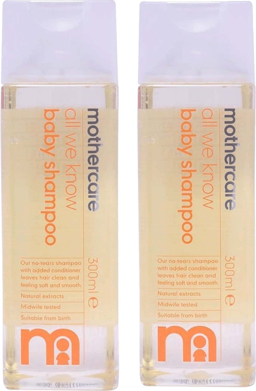 Mothercare All We Know Baby Shampoo (300ml Pack Of 2)
