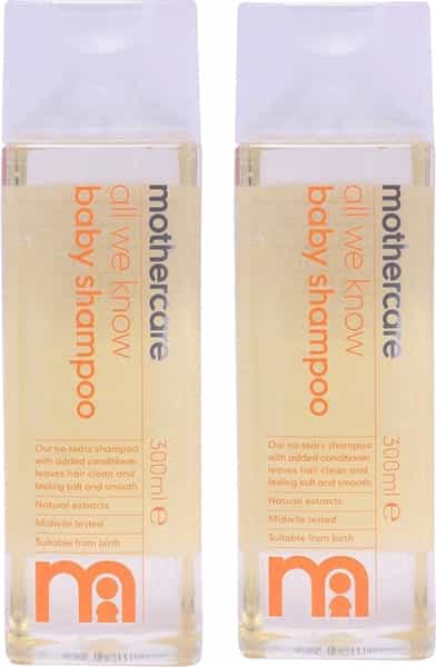 Mothercare All We Know Baby Shampoo (300Ml Pack Of 2)