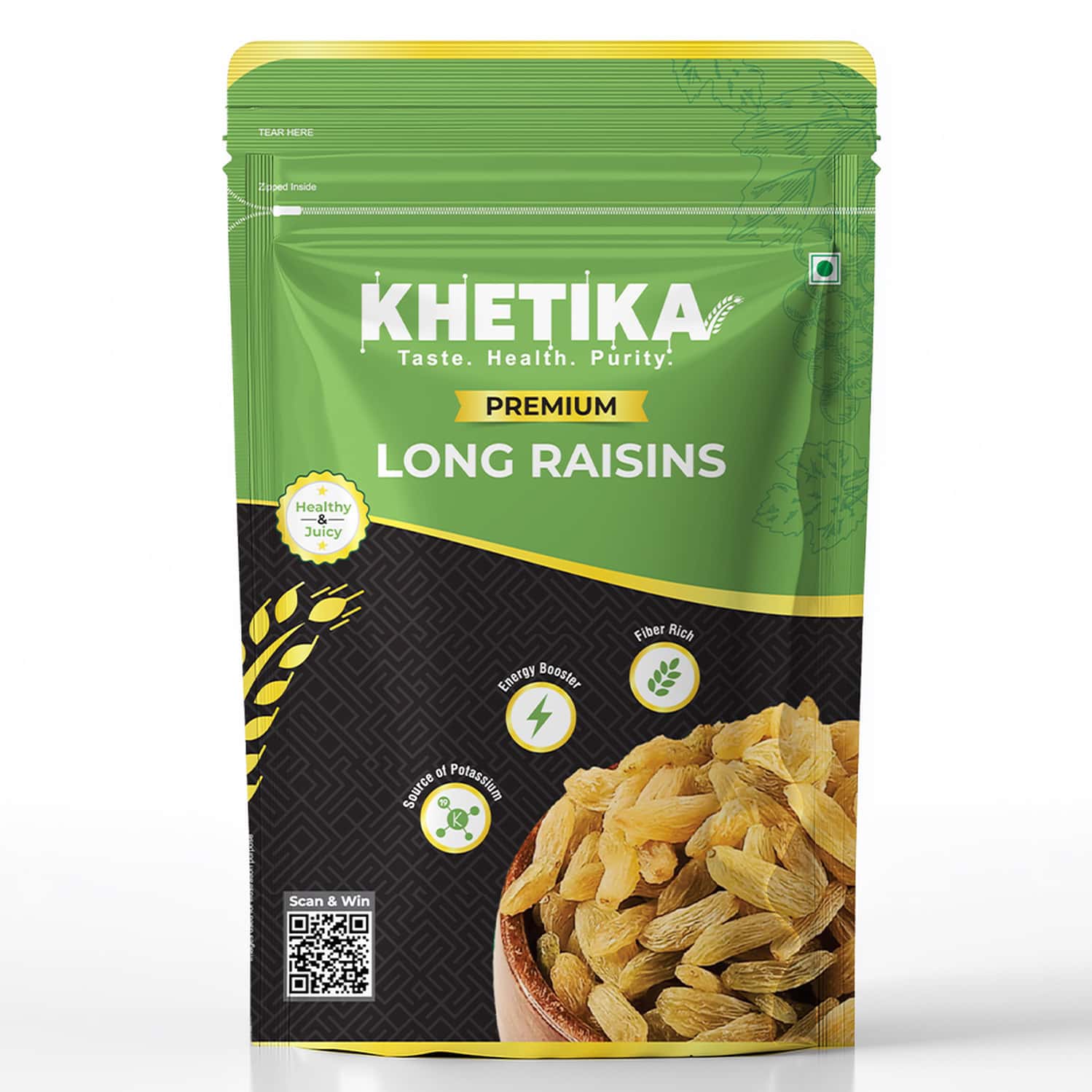 Khetika Premium Long Raisin 200g