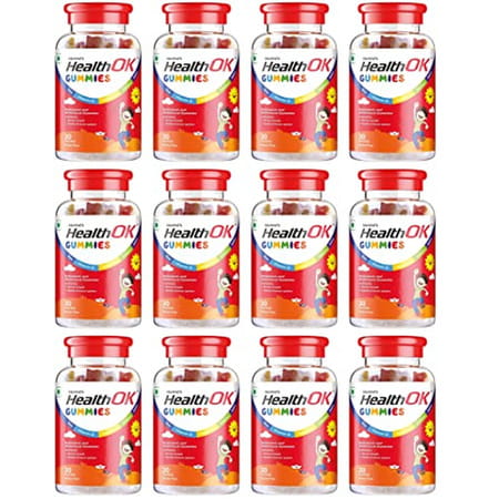 Health Ok Mankind Gummies Multivitamin And Multimineral For Kids | 30 Gummies X Pack Of 12
