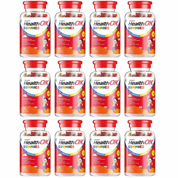 Health Ok Mankind Gummies Multivitamin And Multimineral For Kids | 30 Gummies X Pack Of 12