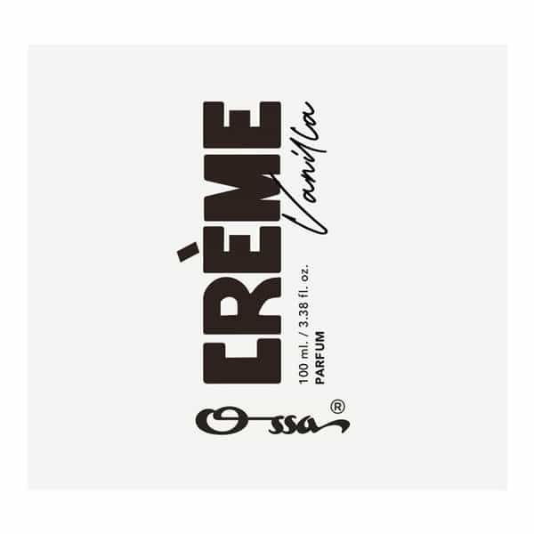 Ossa Gourmand Creme Vanilla Parfum | Unisex | Musk | Rose | Coconut | Jasmine | Caramel | 100Ml